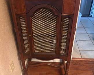 Vintage French Provincial Style  Flatware Storage Chest