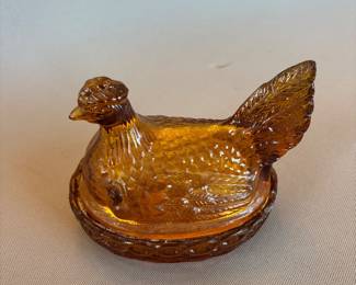 Indiana gold glassware