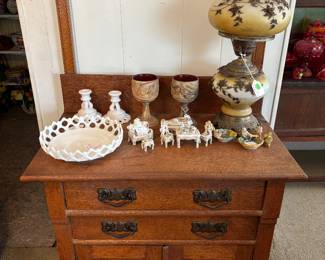 Oak cabinet