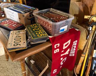 Vintage license plates 