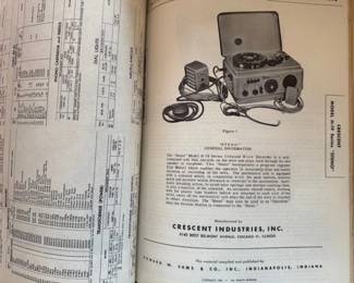 Old radio models schematics.