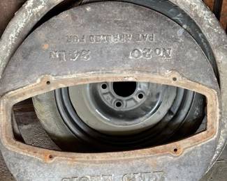 Manhole. Cast iron. Sioux City foundry.