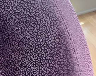close up of custom upholstery