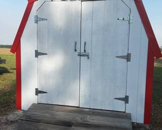 8'x12' portable storage building