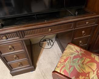 solid-wood office desk