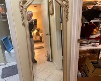 72" tall wall dressing mirror