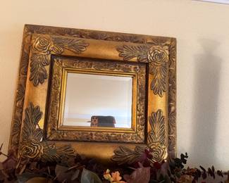 small double-framed mirror