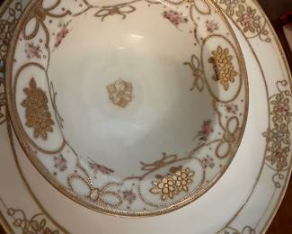 Nippon plate and bowl