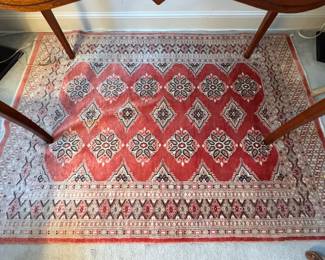 Pakistani Bokhara Rug. Measures 5' 10" x 4'. Photo 1 of 3. 