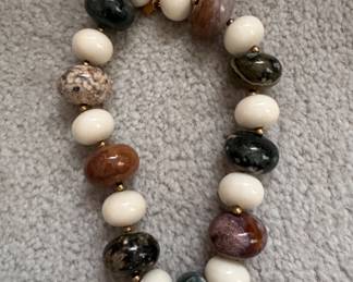 Kenneth Lane Stone Necklace.  Photo 1 of 2. 