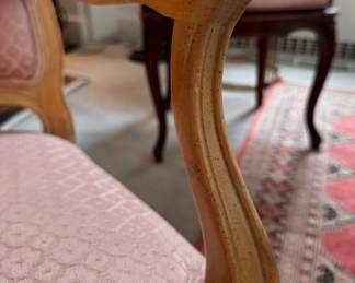 Queen Anne Style Arm Chair. Measures 28" W x 28" D. Photo 4 of 5. 