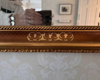 Gilt Wood Mirror. Measures 60" W x 36" H. Photo 2 of 4. 