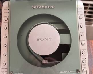 Sony Dream Machine  CD Player Alarm Clock. 