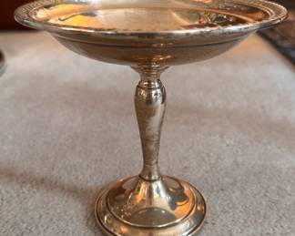 Gorham Sterling Silver Footed, Pedestal Compote. Photo 1 of 2. 
