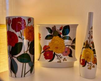 Wolf Bauer for Rosenthal Studio Linie Porcelain Vases. Photo 1 of 2. 