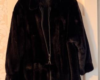 Mink Coat Size S/M. 