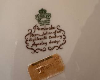 Ansley Pembroke Bone China Plate. Photo 2 of 2. 