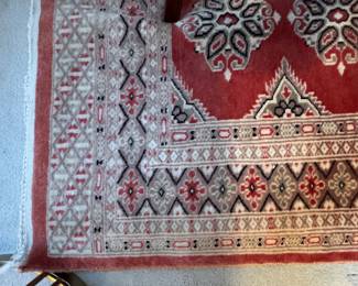 Pakistani Bokhara Rug. Measures 5' 10" x 4'. Photo 2 of 3. 