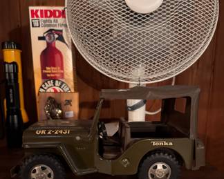 Tonka US Army Jeep. 1960s-1970s. 