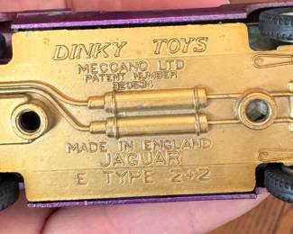 Dinky Toys Type E Jaguar, Dinky Toys Astor Martin & Corgi Toys Mercedes Benz 650 SL Toy Cars. Photo 4 of 4. 