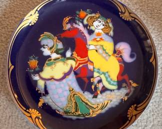 Bjorn Wiinblad Das Zauberpferd Series Plate for Rosenthal. Photo 1 of 2. 