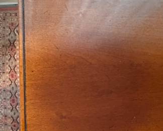 Writing Desk with Drawer. Needs Refinishing. OR, Consider Painting. Ask Us For Resources! Measures 48" W x 26" D x 30" H. Photo 2 of 3. 