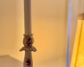 Herend Chinese Bouquet Candleholder. Measures 6" H. Photo 1 of 2. 