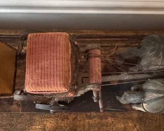 Model of Late 18th Century / Early 19th Century Aristocratic Horse Drawn Carriage. Measures 24" W x 5" D. Photo 4 of 4.  