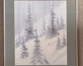 "Spun Sugar," Bill Alexander Print. Measures 22" W x 26" H Overall. Photo 1 of 2. 