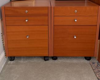 File Cabinets on Casters. 