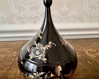 Bjorn Wiinblad for Rosenthal Studio Linie  Lidded Porcelain "Geni Bowl." Photo 1 of 2. 