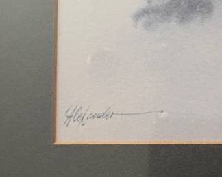 "Spun Sugar," Bill Alexander Print. Measures 22" W x 26" H Overall. Photo 1 of 2. 