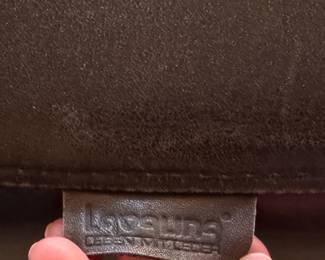 Premium Danish Leather Sofa. Measures 80" W x 36" D. Photo 3 of 3. 