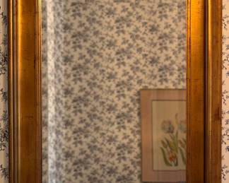 Gilt Wood Mirror. Measures 28" W x 36" D. 