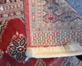 Pakistani Bokhara Rug. Measures 5' 10" x 4'. Photo 3 of 3. 