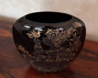 Bjorn Wiinblad for Rosenthal "Sammuramat" Pillow Vase. Measures 9" W x 9" H x 4" D. Photo 2 of 2. 