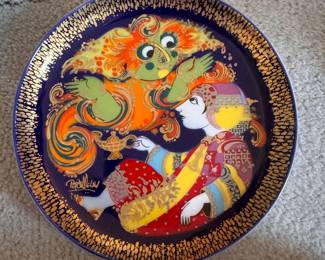 Bjorn Wiinblad Aladdin Series Plate for Rosenthal. Photo 1 of 2. 