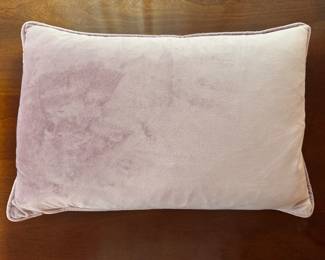 Milli Home Floral Lumbar Pillow with Velvet Back. Photo 2 of 3. 