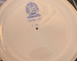 Herend Chinese Bouquet Candleholder. Measures 6" H. Photo 2 of 2. 