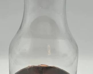 Vintage Copper and Glass Carafe/Decanter