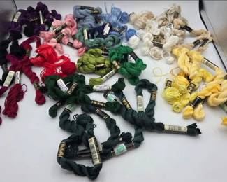 Large Assortment and Colors of DCM Pearl Cotton - Size 3 and 5