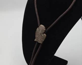 Petoskey Stone Lower Peninsula Bolo Tie