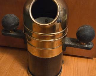Antique Nautical Brass Ship's Binnacle Compass Instrument