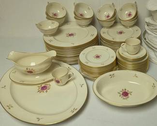 Vintage Lenox Rhodora Fine Bone China Set 76 Pieces Total