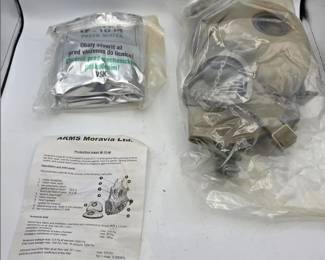 Vintage Soviet Era Czech M10M Gas Mask - New Old Stock