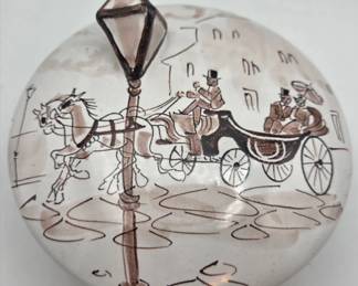 Vintage Mid Century Modern Italian Lidded Ceramic Candy/Trinket Dish