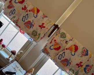 Vintage children’s curtains