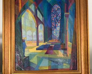 "Sanctuary" by Elnora Laughlin, oil on canvas