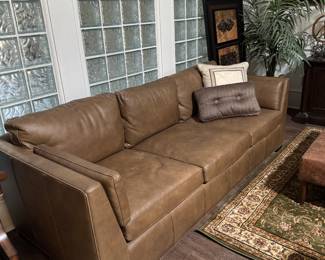 Bernhardt leather sofa