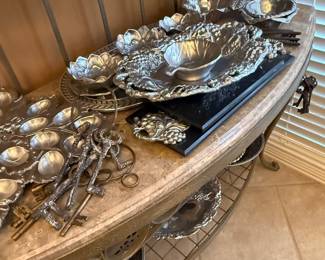 	#2	Baker's Rack with marble shelves 45x78	$150				